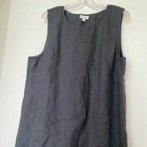 J.Jill Black Linen Tunic - XL
